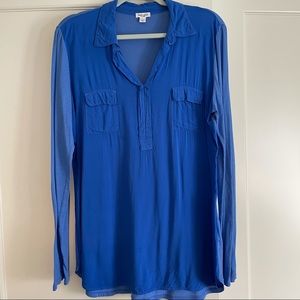 Two tone blue splendid top size XL